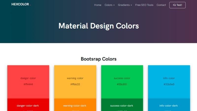 Material Designer Colors
