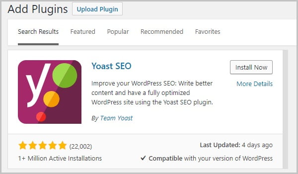 Pluggin Yoast trong WordPress