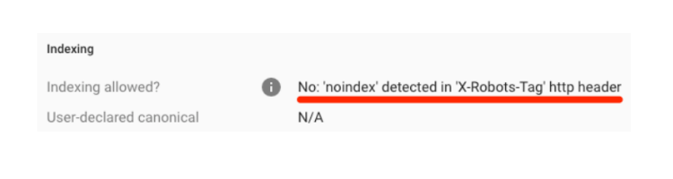 Kiểm tra Noindex trên Google Search Console