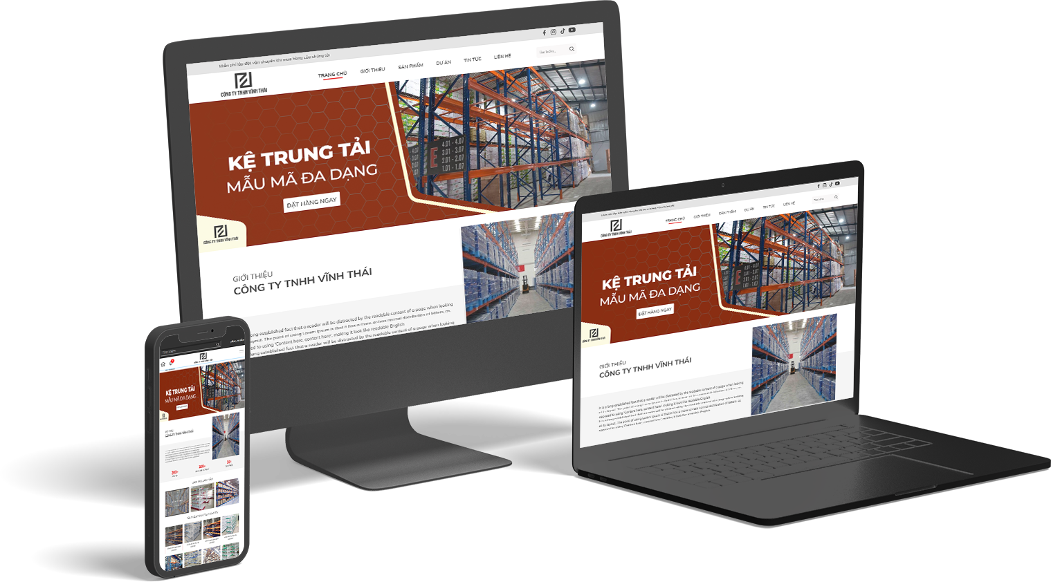 THIẾT KẾ WEBSITE DOANH NGHIỆP