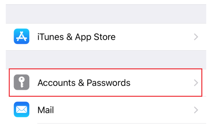 Hướng dẫn bật SSL cho email đến Iphone - Bước 2