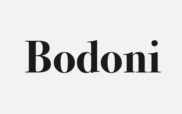 Font Bodoni