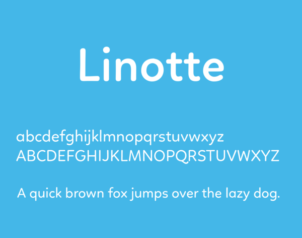 Font Linotte