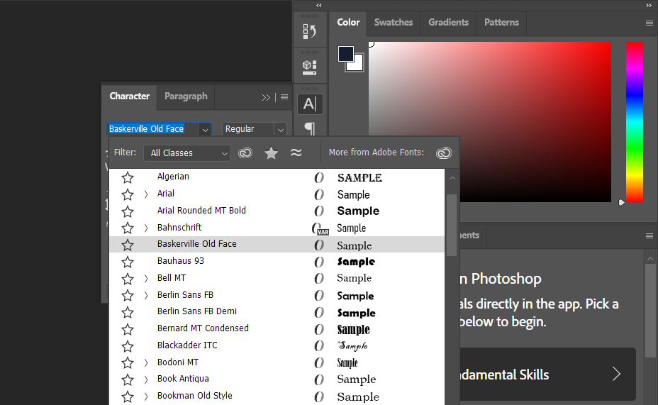 Font chữ Photoshop đẹp tiếng Việt