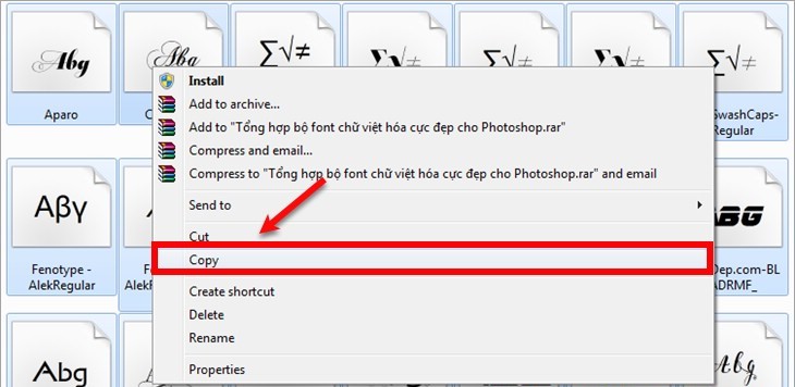 TẢI FONT CHỮ CHO PHOTOSHOP ĐẸP, ĐẦY ĐỦ