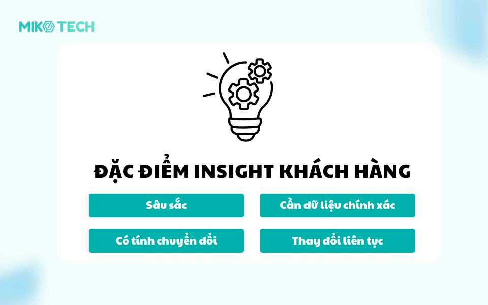 Đặc điểm của Insight khách hàng
