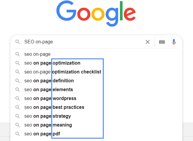 bảng xếp hạng tìm kiếm trên Google