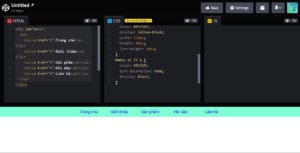 3 bước đơn giản để tạo menu trong HTML & CSS kiểu ngang, dọc