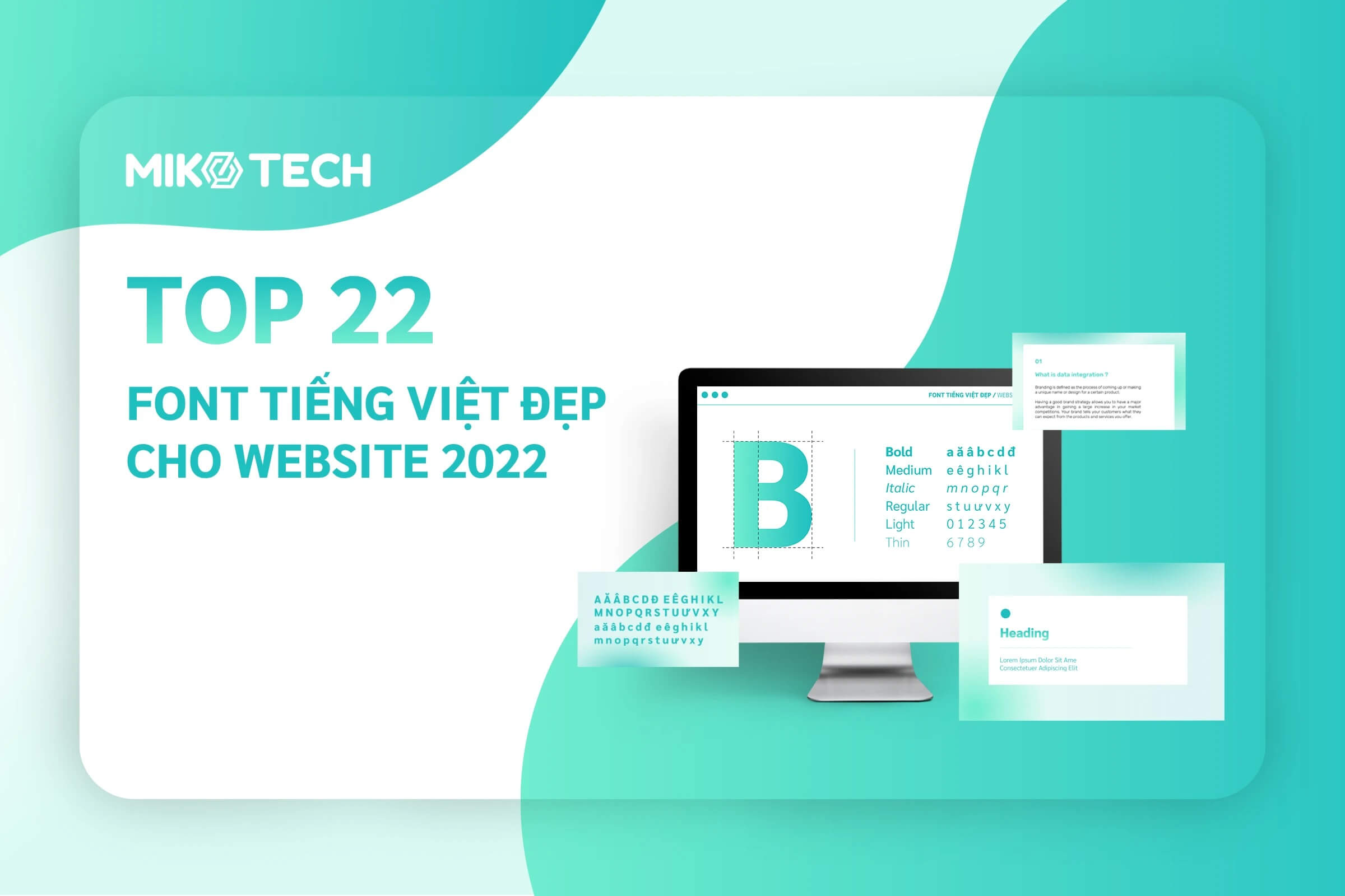 Top 22 Font Chữ Tiếng Việt Đẹp Nhất Cho Website 2023 Bạn Cần Phải Biết -  Miko Tech