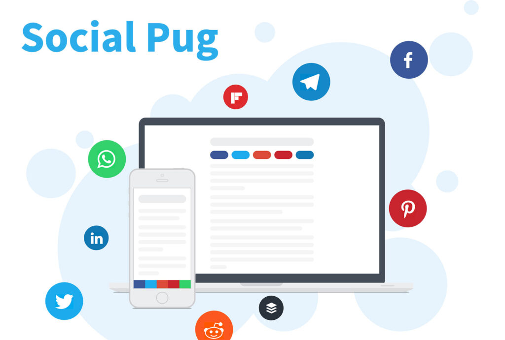 Plugin chia sẻ mạng xã hội cho WordPress - Social Pug