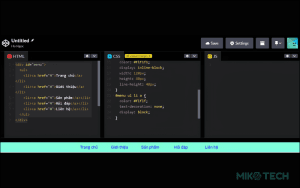 3 bước Tạo Menu Trong HTML & CSS kiểu Ngang, Dọc đơn giản