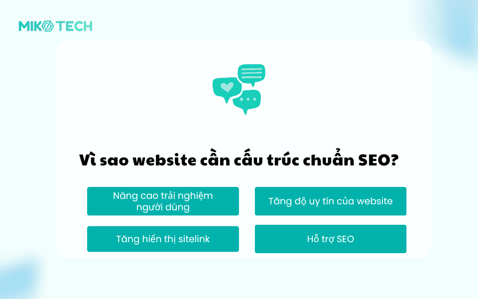 Cấu trúc website chuẩn SEO: 17+ Tiêu Chuẩn Tối Ưu Website Mới Nhất 1 Vì sao website cần có cấu trúc chuẩn SEO?