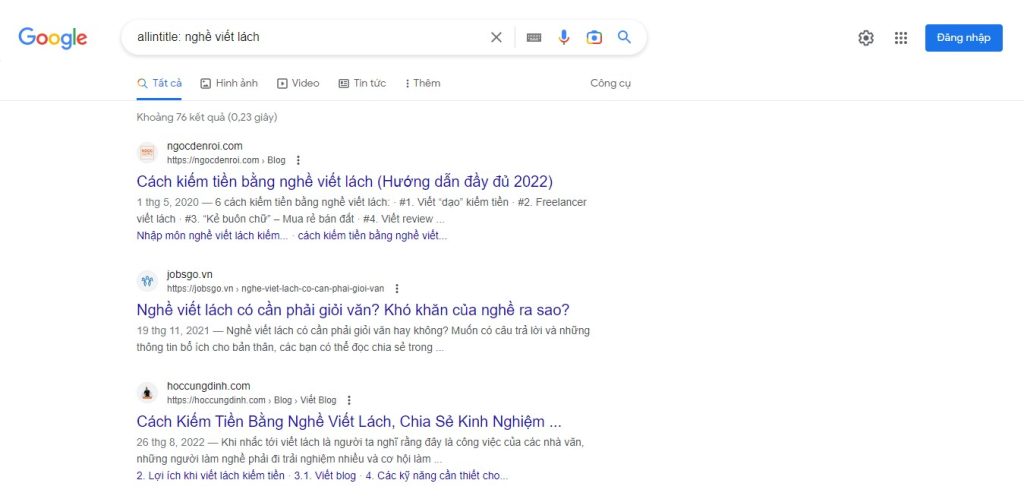 Cách dùng Google Search