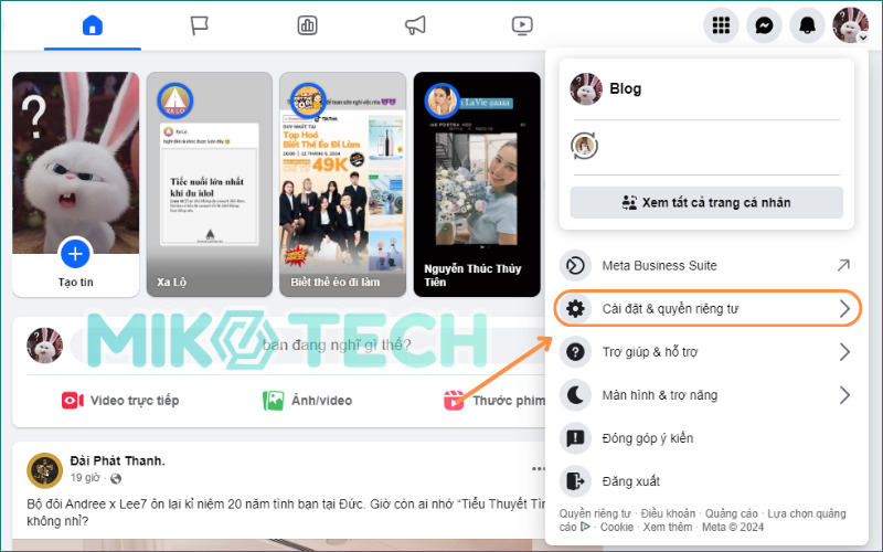Cách Thêm Quản Trị Viên Cho Page Facebook Mới Nhất Hiện Nay 2 cài đặt và quyền riêng tư fanpage