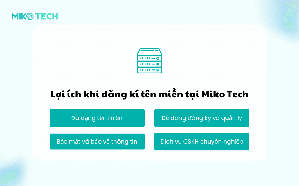 Lợi ích khi đăng kí tên miền tại Miko Tech