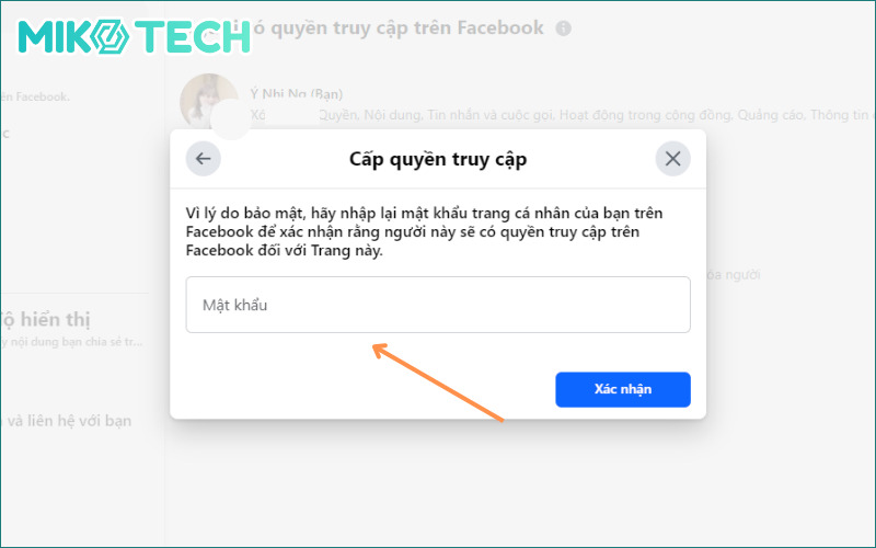 Cách Thêm Quản Trị Viên Cho Page Facebook Mới Nhất Hiện Nay 9 nhập mật khẩu