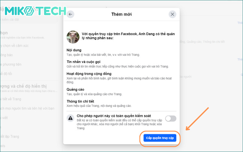 Cách Thêm Quản Trị Viên Cho Page Facebook Mới Nhất Hiện Nay 8 thêm admin trang facebook