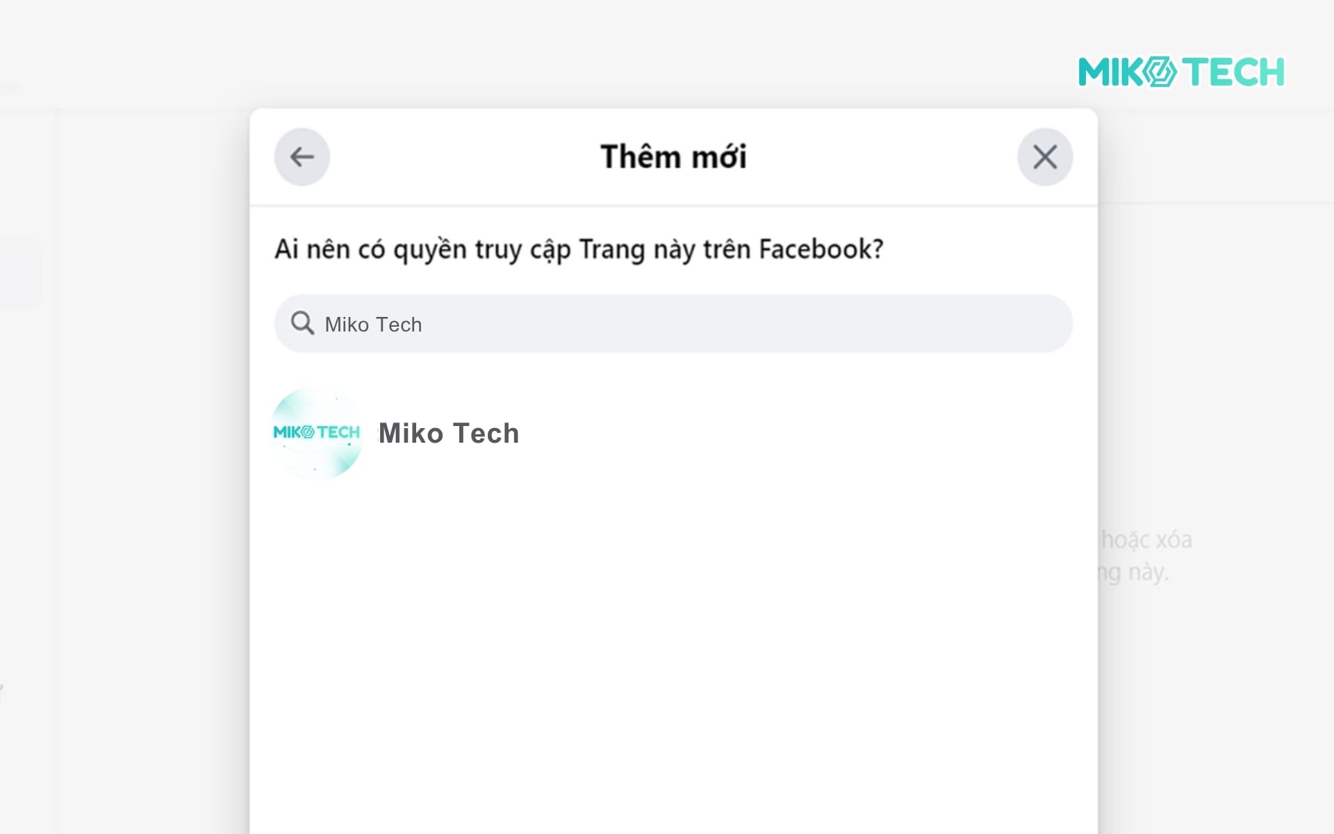Thêm người được cấp quyền