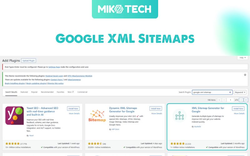 Sitemap Là Gì? Cách Tạo Và Khai Báo Sitemap Cho Website 8 google xml sitemaps