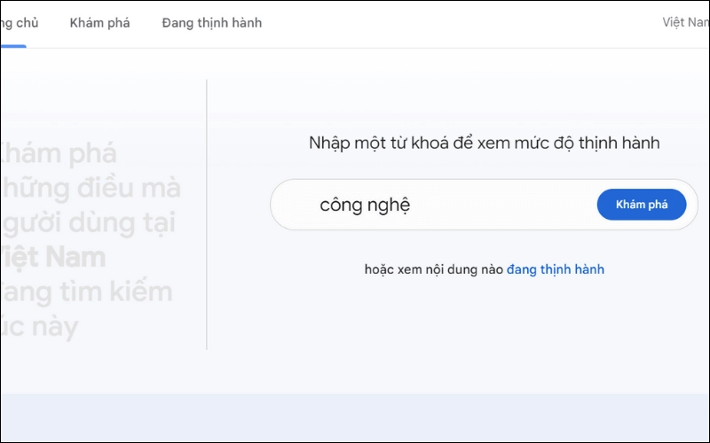 google trend