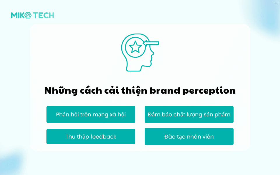 Những cách giúp cải thiện brand perception