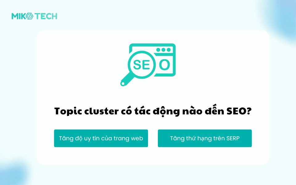 Topic Cluster là gì? 6 Bước triển khai topic cluster hiệu quả 3 Topic cluster có tác động như thế nào đến SEO?