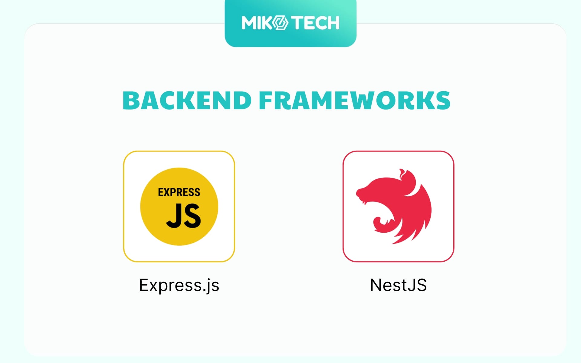 Backend Frameworks