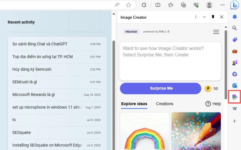 Bing AI Là Gì? Tính Năng Nổi Bật, Điểm Khác Biệt So Với ChatGPT 11 bing image creator icon