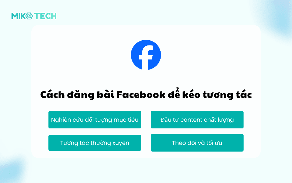 Các cách đăng bài Facebook để kéo tương tác