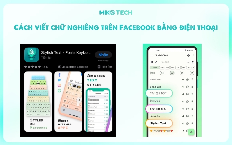 Cách viết chữ in nghiêng, in đậm trên Facebook cực dễ 4 cách viết chữ nghiêng trên facebook bằng điện thoại