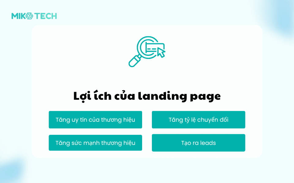 Landing Page Là Gì? 10 Bước Tạo Landing Page Miễn Phí, Đơn Giản 2 Lợi ích của landing page