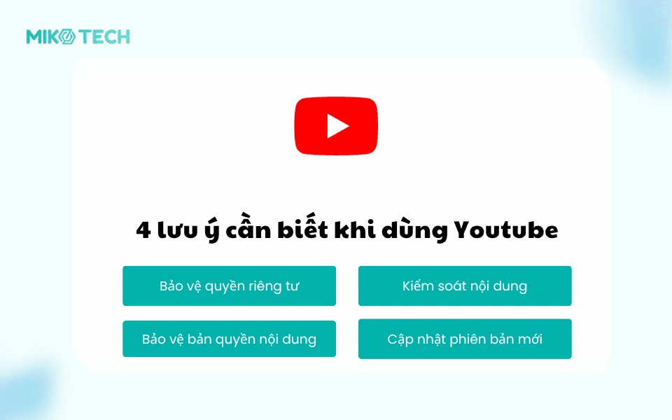 Youtube có phải mạng xã hội không? Đặc điểm và lưu ý 10 4 lưu ý cần biết khi dùng Youtube