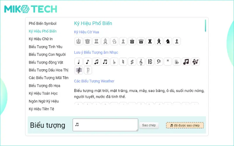 biểu tượng