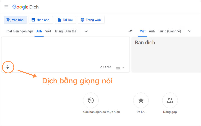 google dịch dịch giọng nói