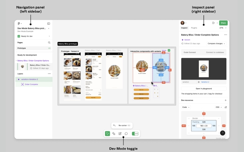 Figma Là Gì? Các Tính Năng Nổi Bật Của Figma 7 dev mode 1