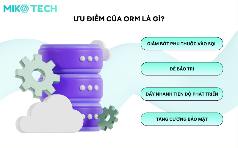 ưu điểm của ORM