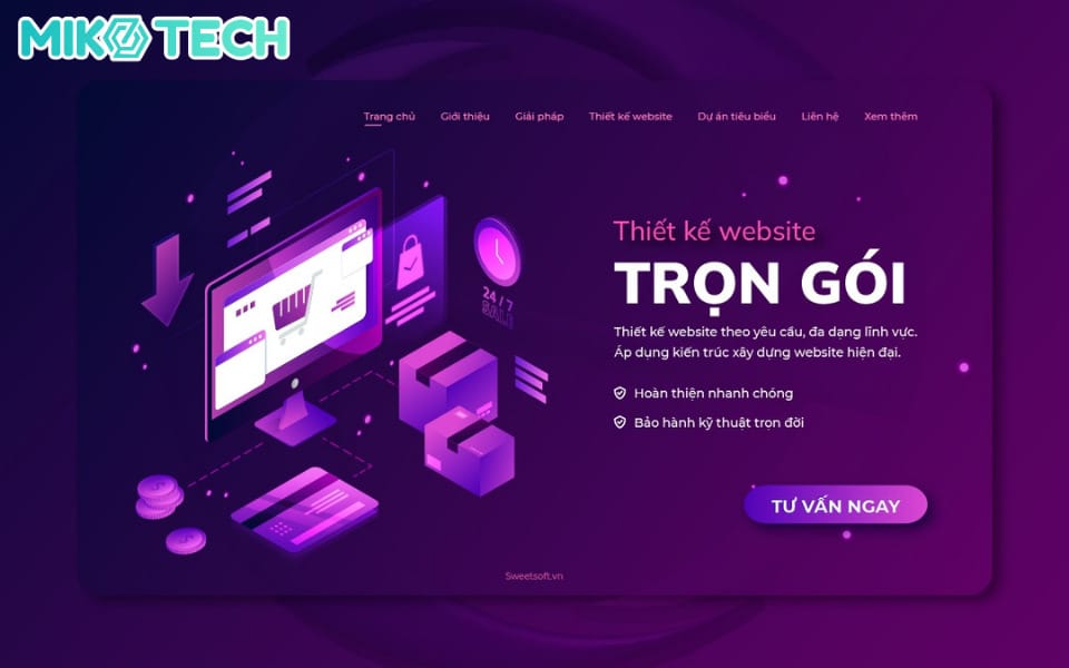 TOP 9 Công Ty Thiết Kế Website Nha Trang Đẹp, Chuẩn SEO 2 thiết kế website trọn gói