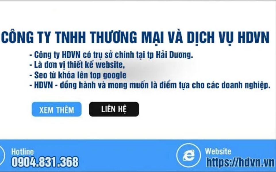 TOP 7+ Công Ty Thiết Kế Website Tại Hải Dương Uy Tín, Chuẩn SEO 4 Đơn vị thiết kế web