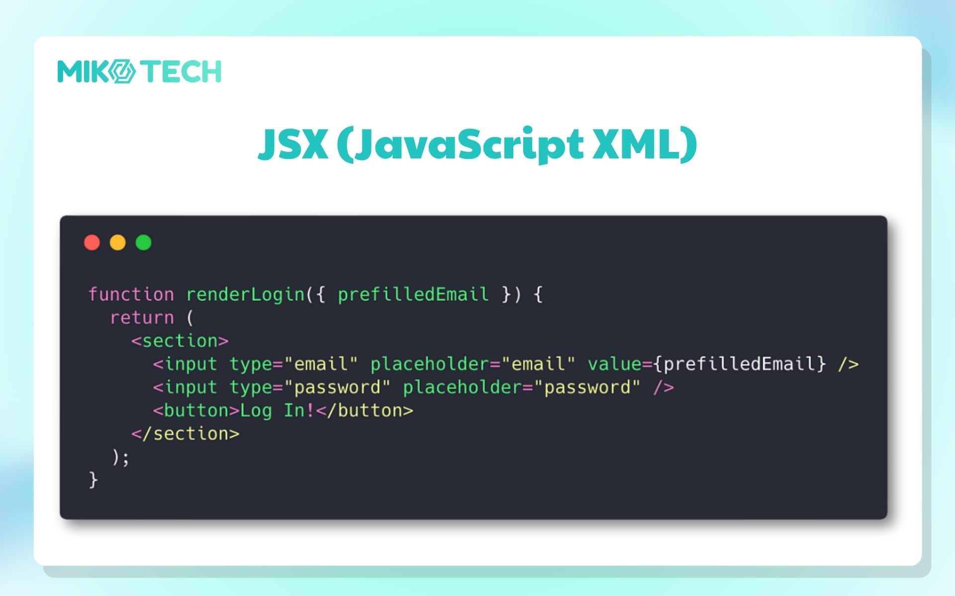 JavaScript XML