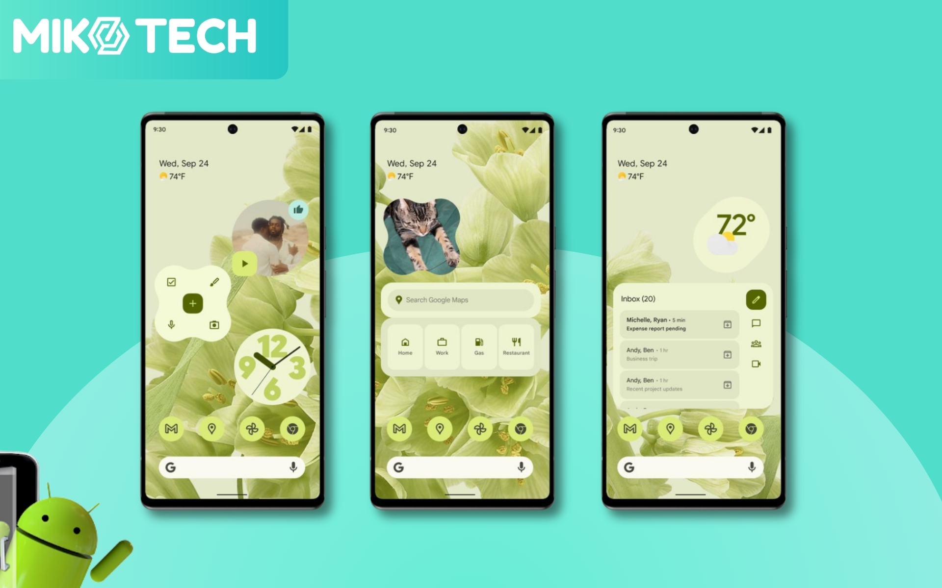 giao diện hệ điều hành android