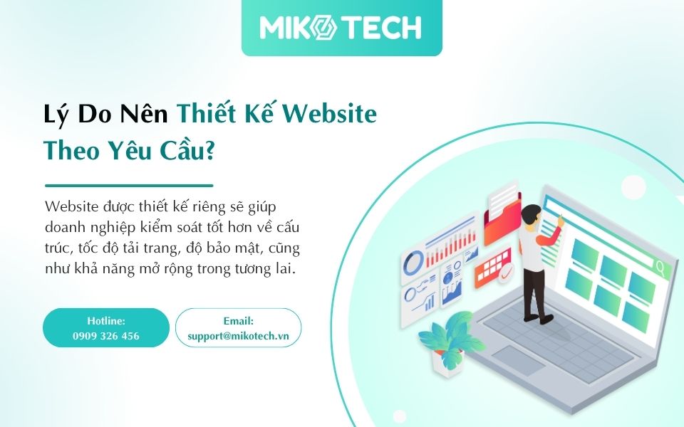 Quy trình thực hiện website theo yêu cầu chuyên nghiệp, chuẩn SEO 1 lý do nên thiết kế website riêng