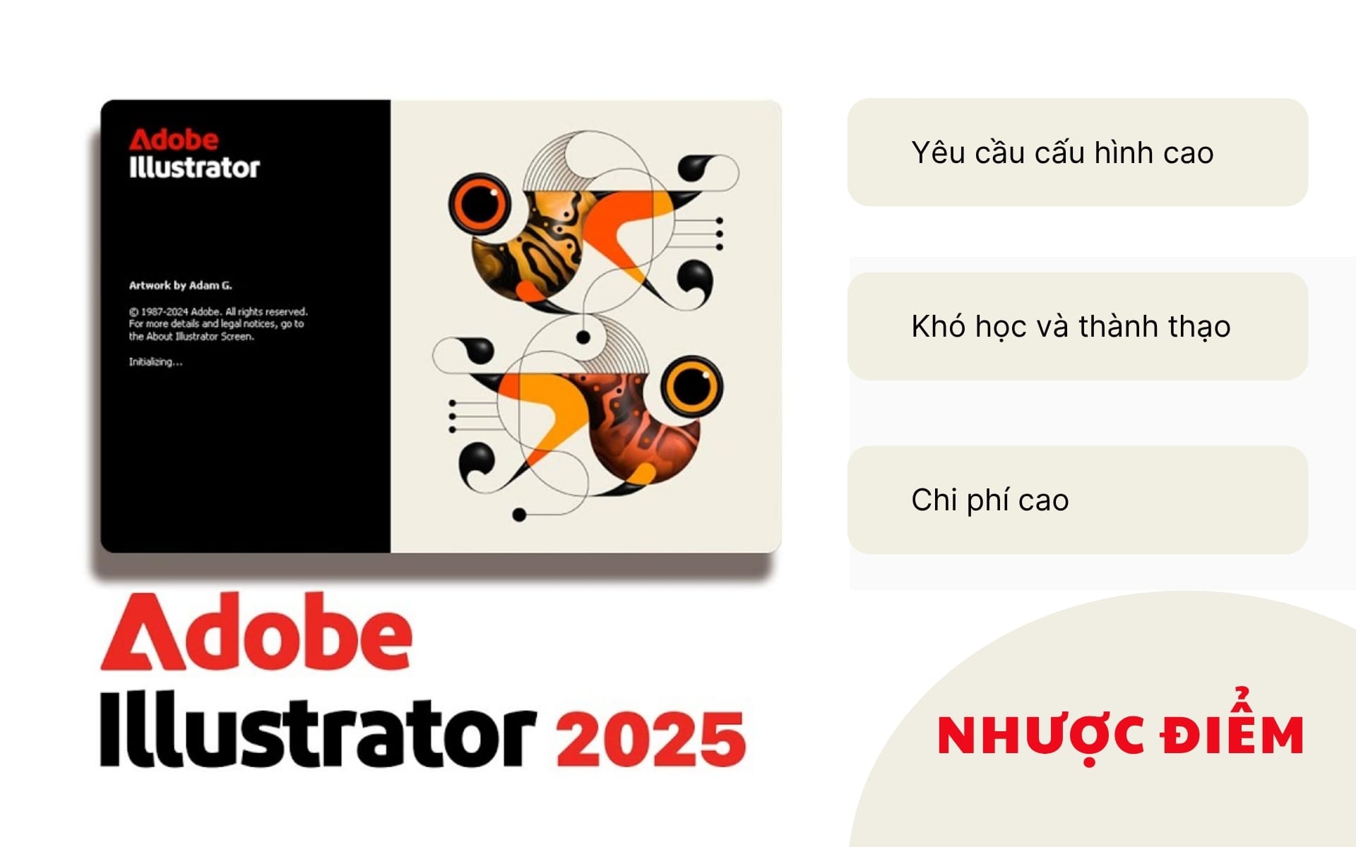 hạn chế của adobe illustrator