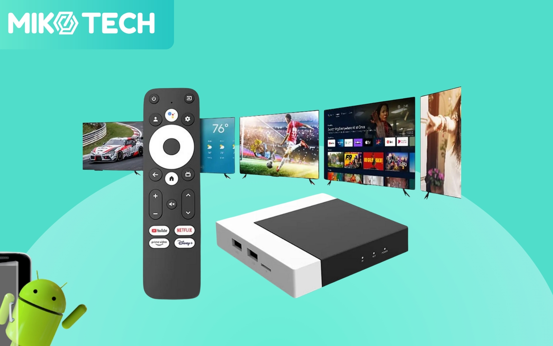 Smart TV và Android TV Box hệ điều hành Android