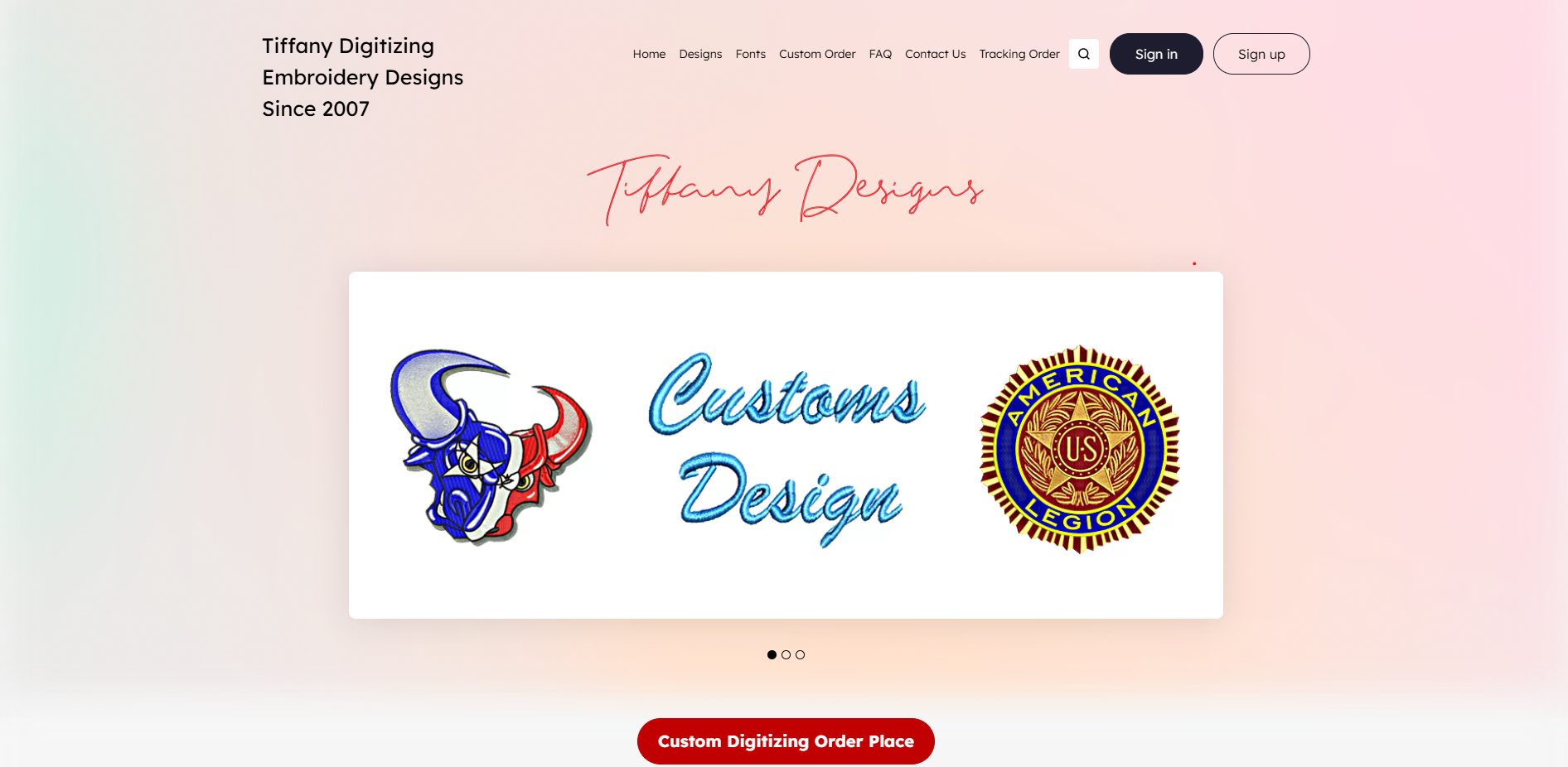 Dự án Tiffanydigitizing