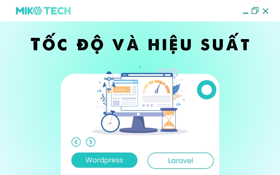 So Sánh WordPress và Laravel, Nên Chọn Nền Tảng Nào? 9 tốc độ và hiệu suất của wordpress, laravel