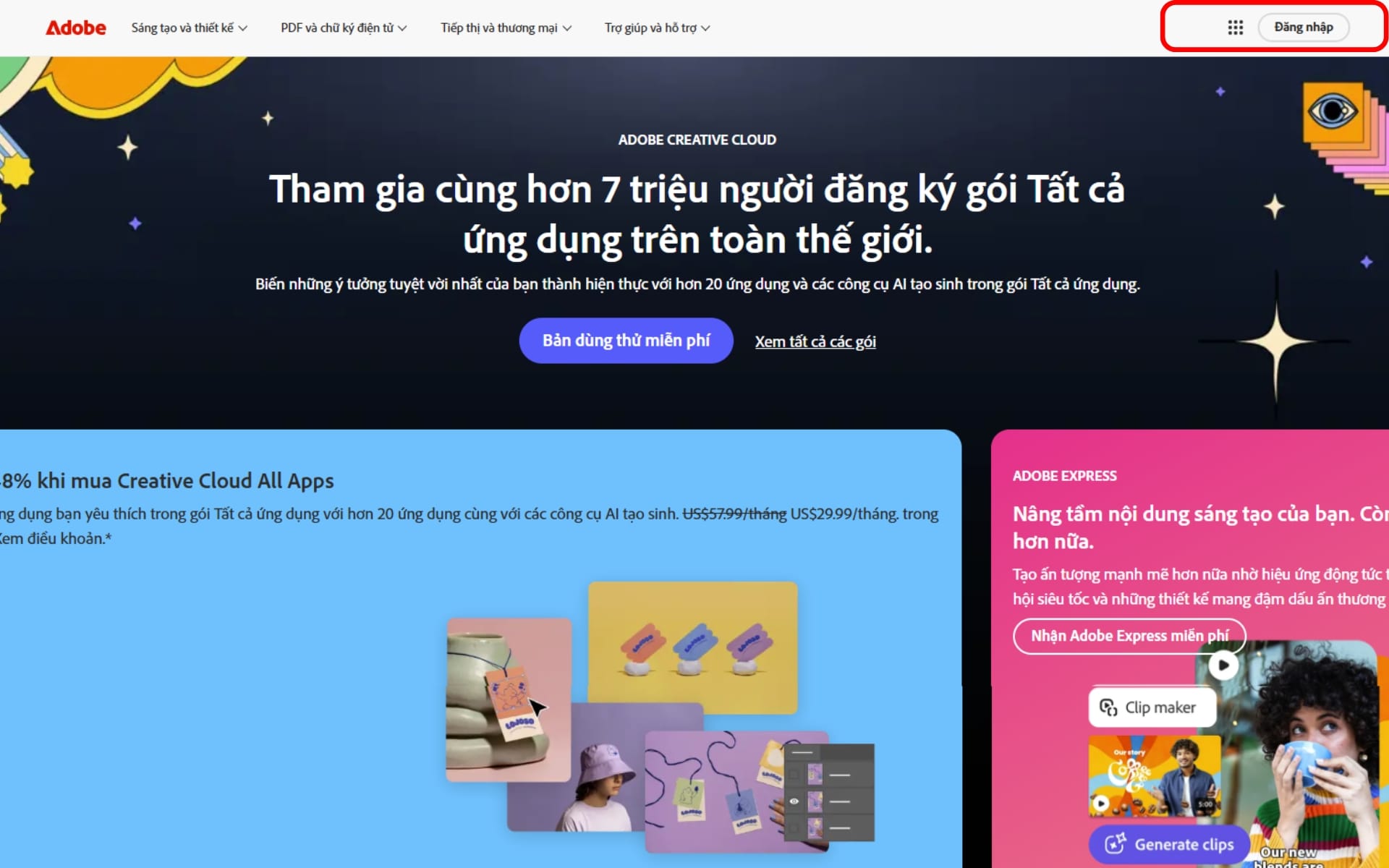trang chủ adobe illustrator