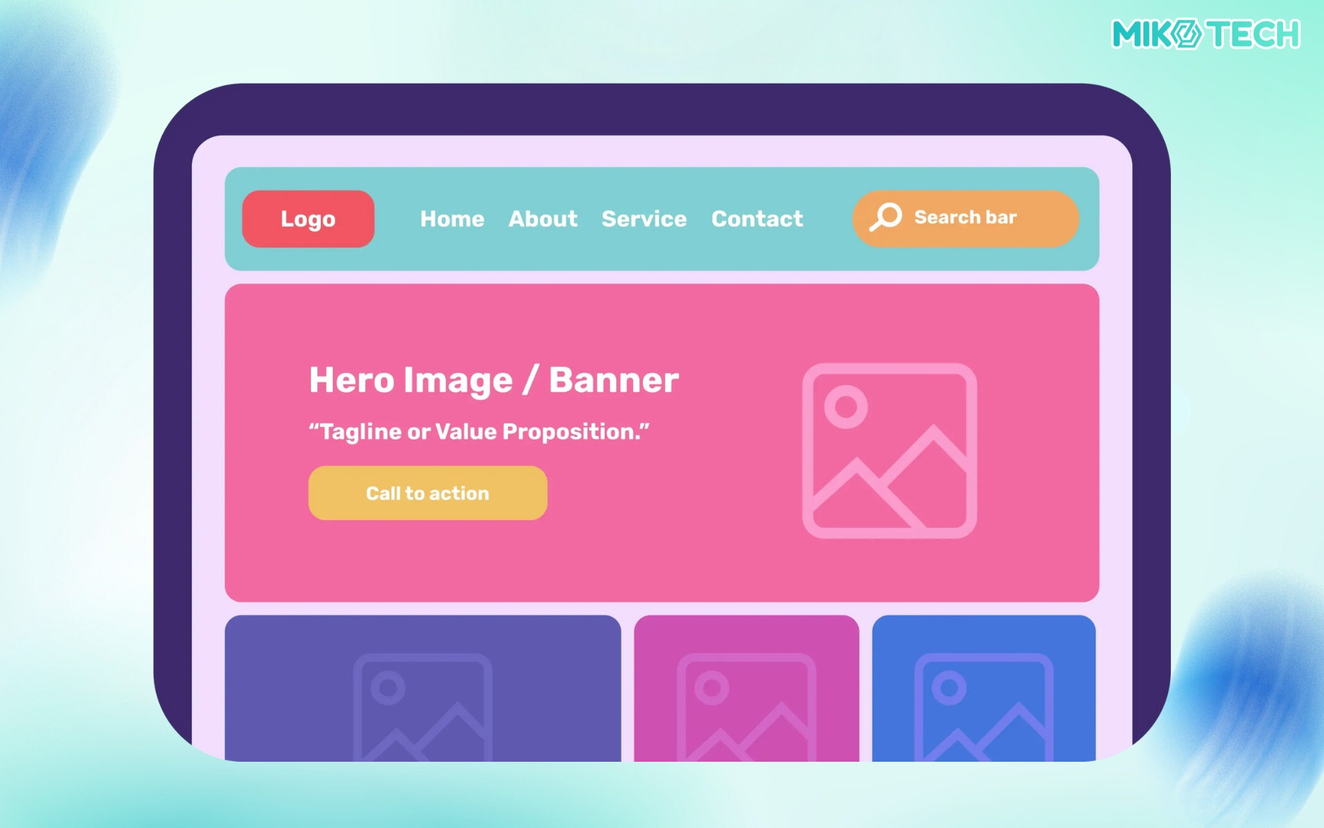 Header website