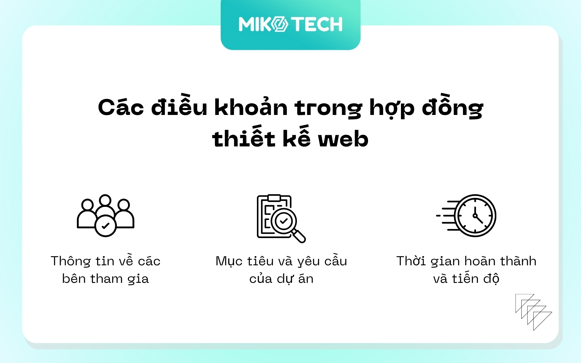 điều khoản hợp đồng làm web