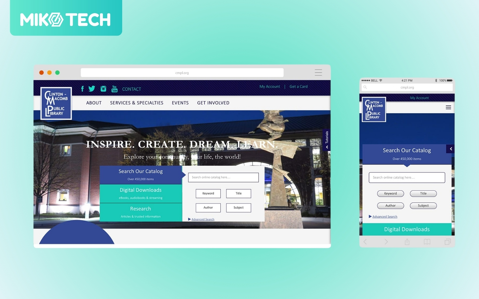 Giao diện web đơn giản