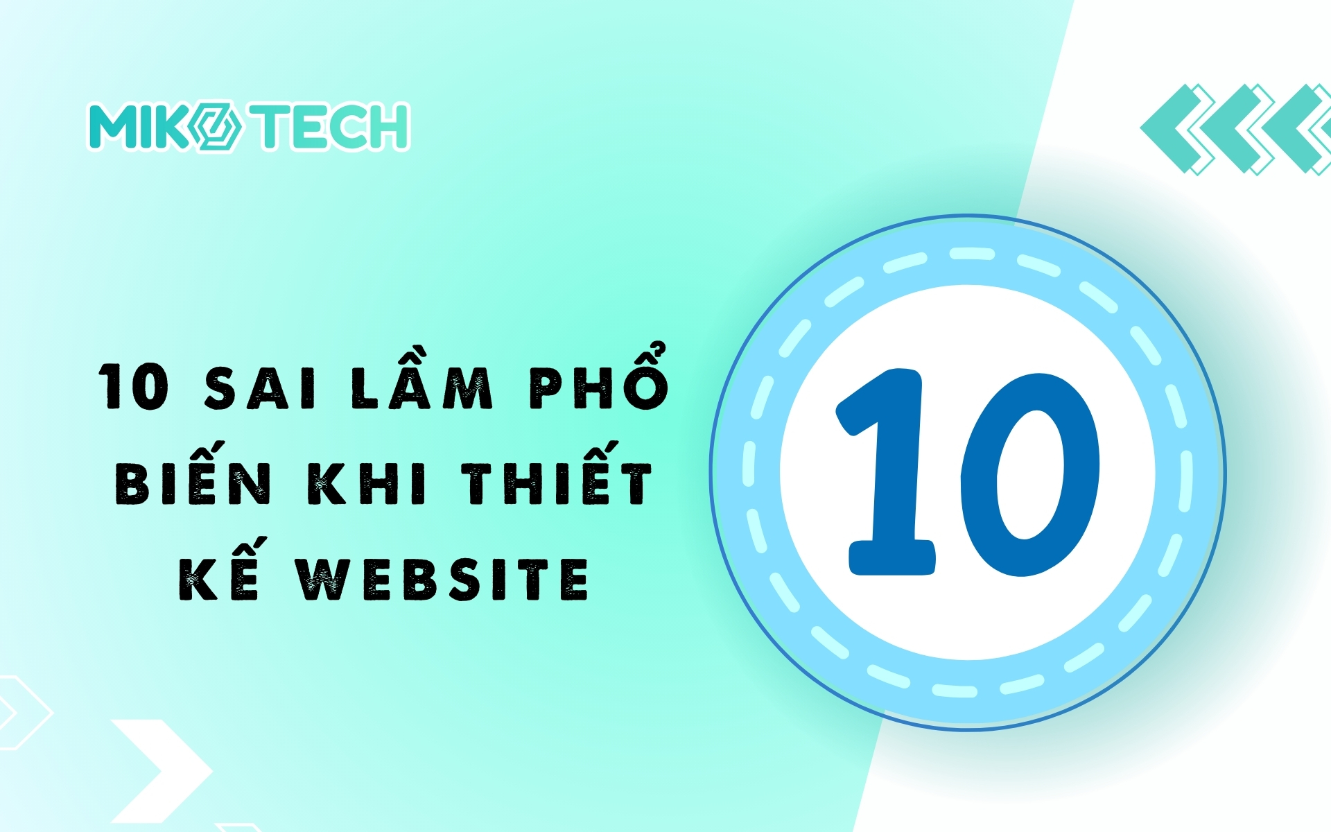 10 sai lầm phổ biến khi thiết kế website